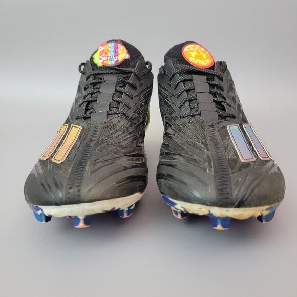 Adidas Adizero \'Emojis Core Black\' Multicolor Football Cleat Men Size 13 GW7620